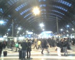 Milano Stazione centrale sera