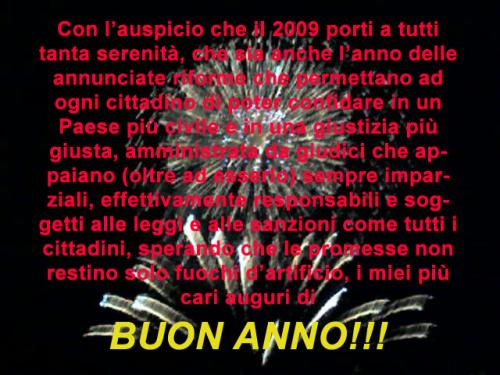 auguri buon anno 2009