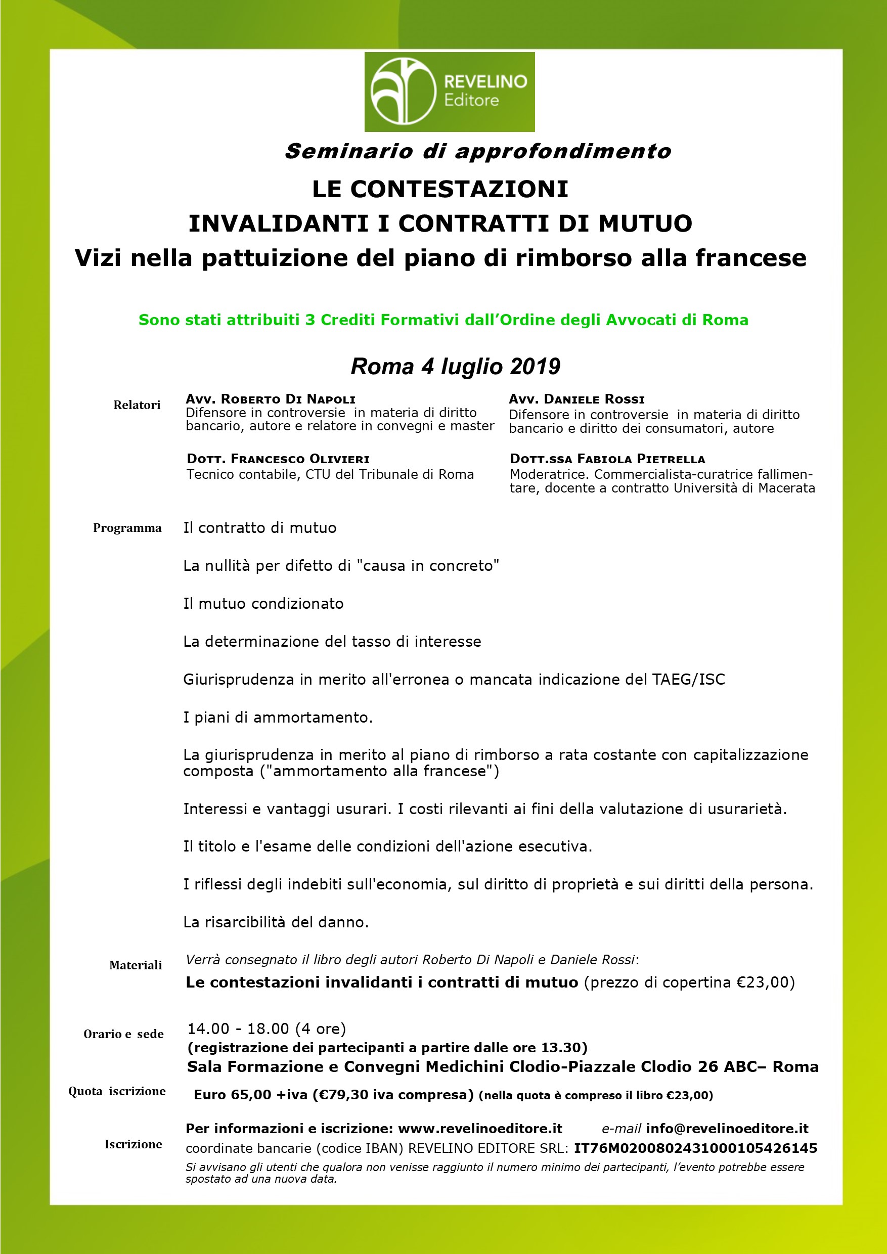 programma Di Napoli 4luglio crediti
